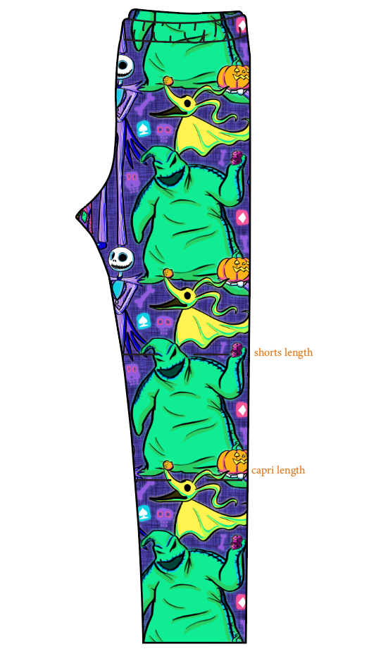 Neon Nightmare Basic Leggings