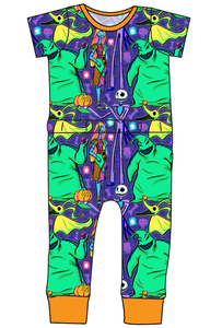 Neon Nightmare Bennett Pants and Shorts Length T-Shirt Romper