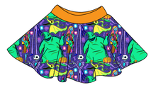 Load image into Gallery viewer, Neon Nightmare Circle Skirt