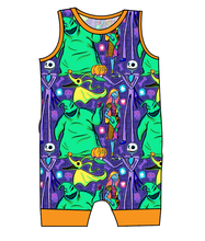 Load image into Gallery viewer, Neon Nightmare Emmett Pants And Shorts T-Shirt Romper