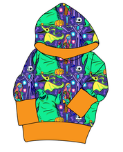 Load image into Gallery viewer, Neon Nightmare Grow With Me Hoodie (or Crewneck)