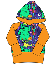 Load image into Gallery viewer, Neon Nightmare Grow With Me Hoodie (or Crewneck)
