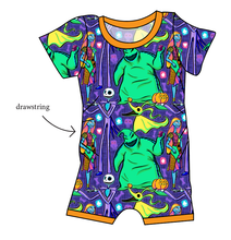 Load image into Gallery viewer, Neon Nightmare Grow With Me Pants And Shorts Romper