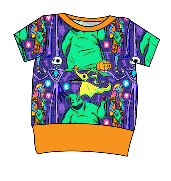 Neon Nightmare Grow With Me Tee