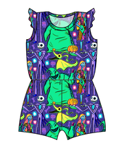 Load image into Gallery viewer, Neon Nightmare Ivy Summer Romper