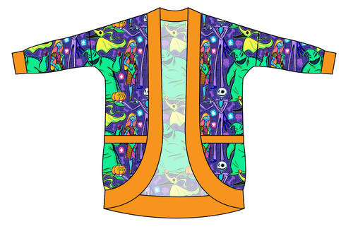 Neon Nightmare Kids Cocoon Cardigan