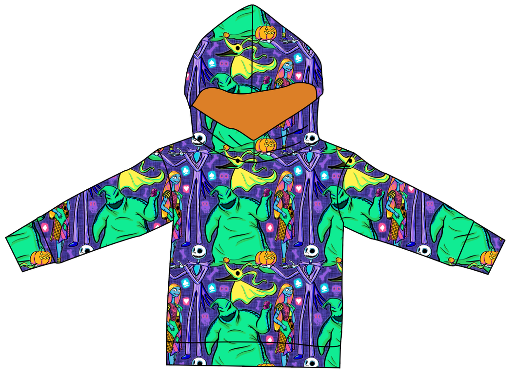 Neon Nightmare Ladies Oversized Hoodie
