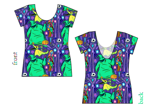 Neon Nightmare Ladies' Low Back Ballerina Tee