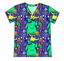 Load image into Gallery viewer, Neon Nightmare Ladies&#39; Slouchy V-Neck Tee