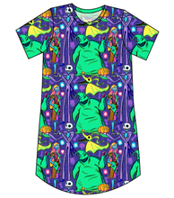 Load image into Gallery viewer, Neon Nightmare Ladies&#39; T-Shirt Dress