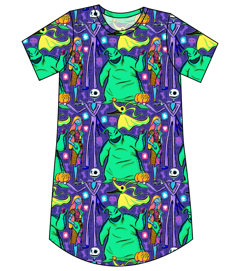 Neon Nightmare Ladies' T-Shirt Dress