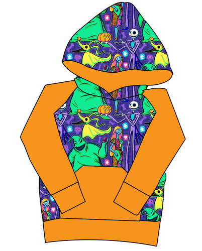 Neon Nightmare Mens' Hoodie