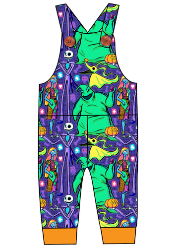 Neon Nightmare Overalls and Shortalls