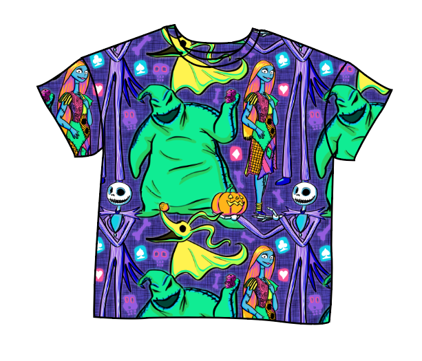 Neon Nightmare Oversized Tee