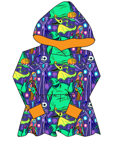 Neon Nightmare Peplum Hoodie (or Crewneck)