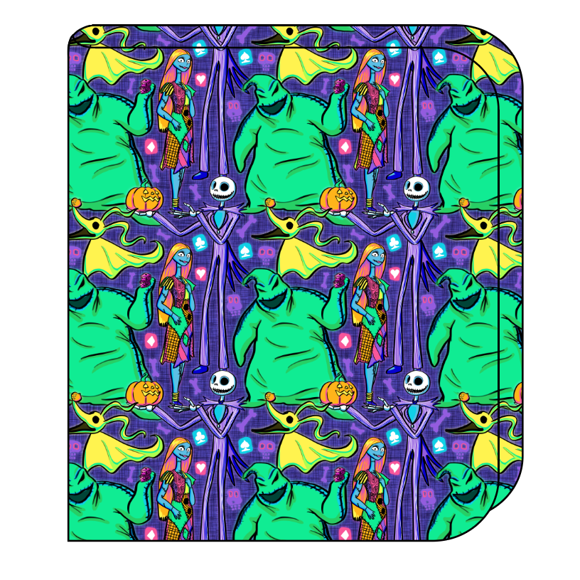 Neon Nightmare Swaddle Blanket