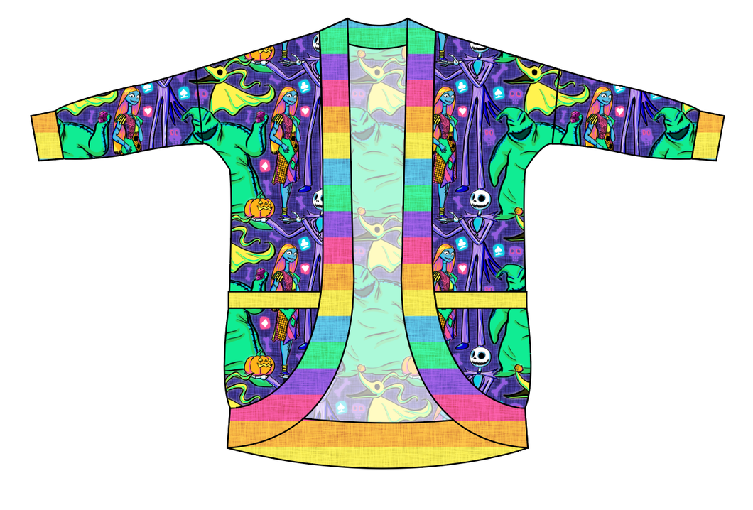 Neon Nightmare Ladies' Cocoon Cardigan