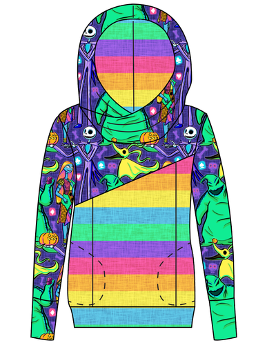 Neon Nightmare Ladies Hoodie
