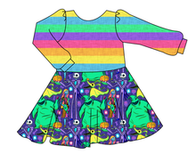 Load image into Gallery viewer, Neon Nightmare Prairie Dress