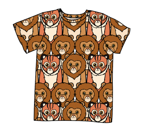 Lions and Tigers Basic Tee and Tank