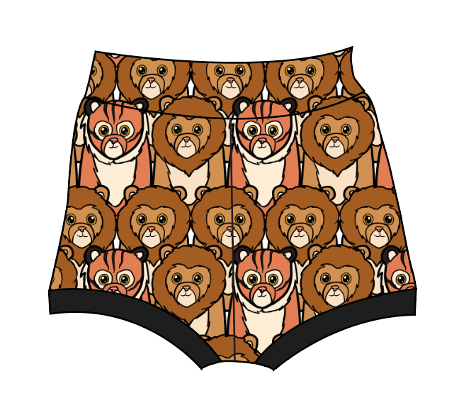 Lions and Tigers Bummies