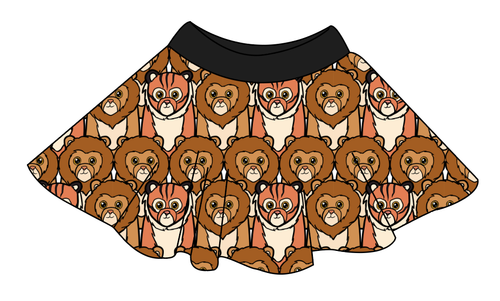 Lions and Tigers Circle Skirt