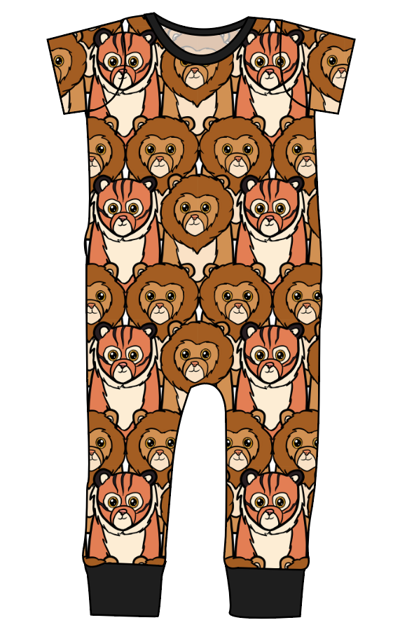 Lions and Tigers Emmett Pants And Shorts T-Shirt Romper