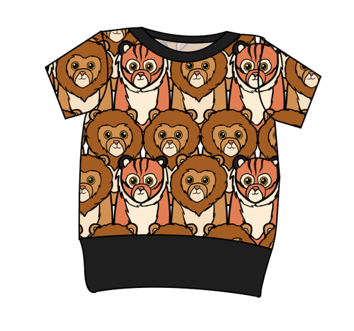 Lions and Tigers Grow With Me Tee