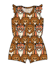 Load image into Gallery viewer, Lions and Tigers Ivy Summer Romper