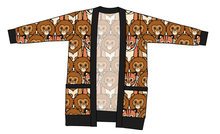 Load image into Gallery viewer, Lions and Tigers Kids Grandpa Cardigan