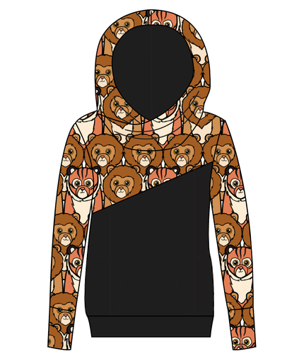 Lions and Tigers Ladies Hoodie