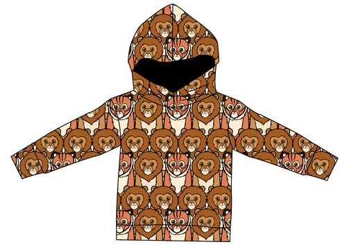 Lions and Tigers Ladies Oversized Hoodie