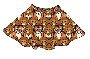 Lions and Tigers Ladies' Circle Skirt