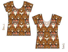 Load image into Gallery viewer, Lions and Tigers Ladies&#39; Low Back Ballerina Tee