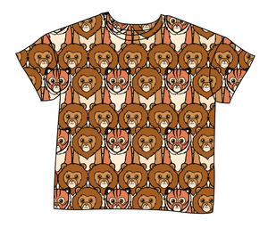 Lions and Tigers Ladies' Oversized Tee