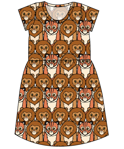 Lions and Tigers Ladies' Play Dress