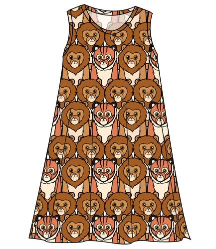 Lions and Tigers Ladies' Swing Dress