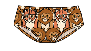 Lions and Tigers Ladies' Underwear