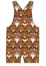 Load image into Gallery viewer, Lions and Tigers Overalls and Shortalls