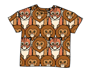 Lions and Tigers Oversized Tee
