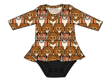 Load image into Gallery viewer, Lions and Tigers Peplum Top