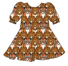 Load image into Gallery viewer, Lions and Tigers Prairie Dress