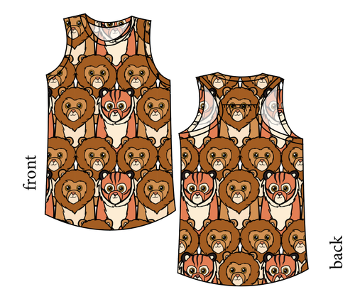 Lions and Tigers Summer Tank