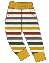 Load image into Gallery viewer, Fall Stripes Ladies&#39; Joggers and Jogger Shorts