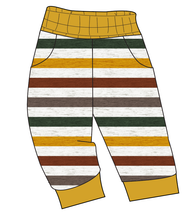 Load image into Gallery viewer, Fall Stripes Ladies&#39; Joggers and Jogger Shorts