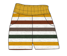 Load image into Gallery viewer, Fall Stripes Ladies&#39; Joggers and Jogger Shorts