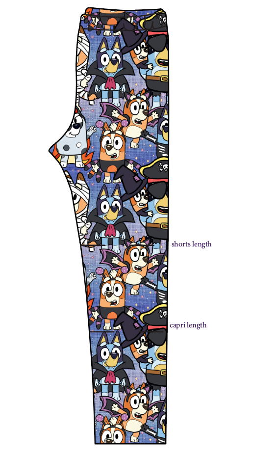 Heeler Halloween Basic Leggings