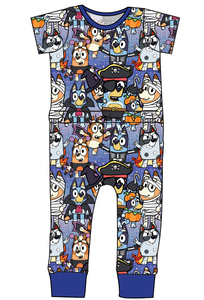 Heeler Halloween Bennett Pants and Shorts Length T-Shirt Romper