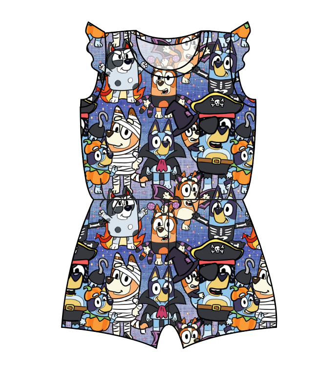 Heeler Halloween Ivy Summer Romper