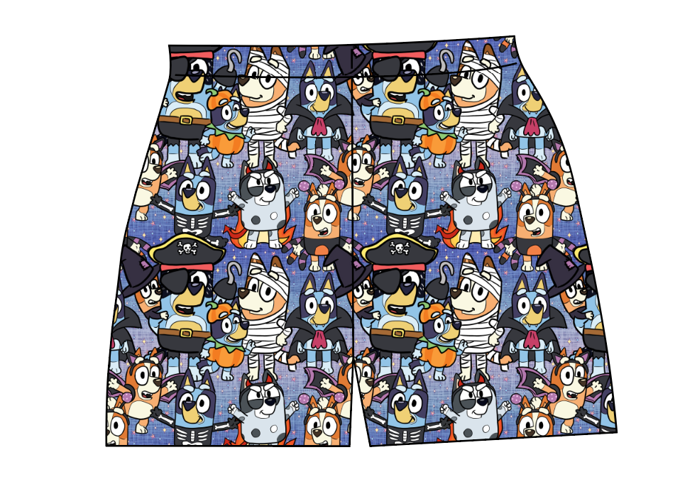 Heeler Halloween Ladies' Lounge Shorts